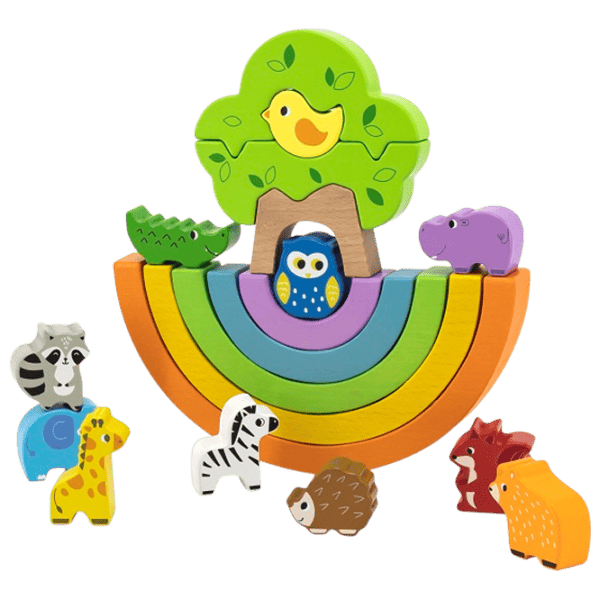 Joc educativ VIGA Rainbow 44590  1+ / Multicolor photo 4