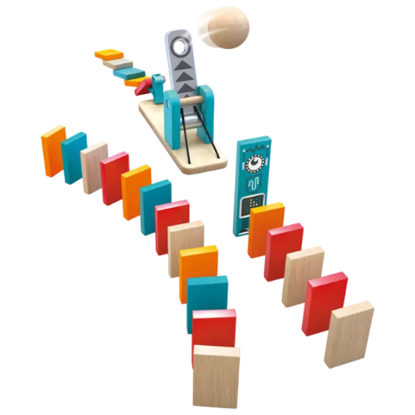 Настольная игра Hape Robot factory 4+/ Домино photo 4