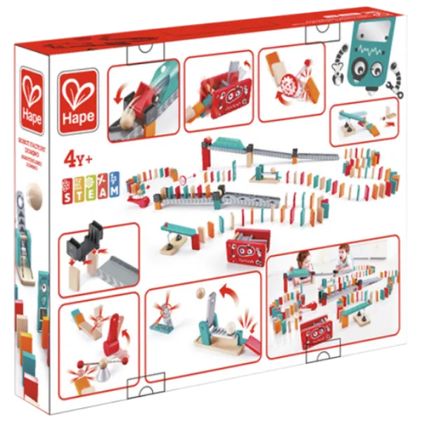 Настольная игра Hape Robot factory 4+/ Домино photo 10