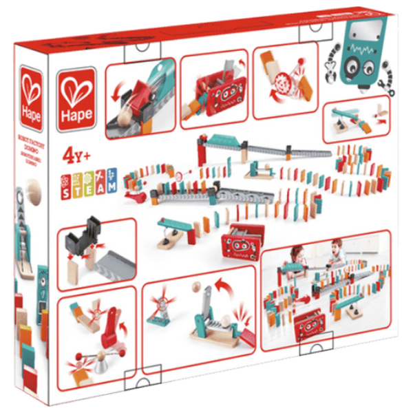 Настольная игра Hape Robot factory 4+/ Домино photo 10