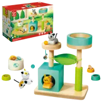 Набор фигурок Hape Cat paradise 3+ / Зеленый