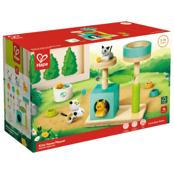 Набор фигурок Hape Cat paradise 3+ / Зеленый photo 7