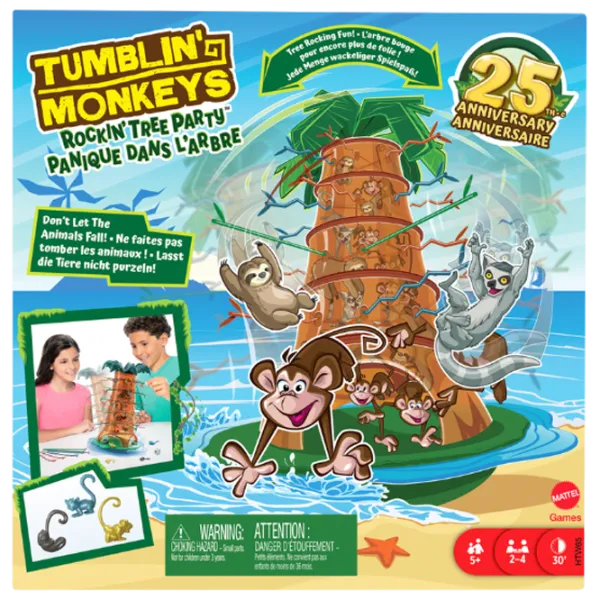 Настольная игра Mattel Tumblin Monkeys 5+/ Для вечеринок photo 1