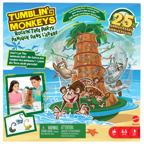 Настольная игра Mattel Tumblin Monkeys 5+/ Для вечеринок photo 1