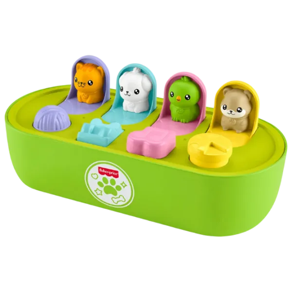Развивающий набор Fisher Price Hide and seek with animals JDL66  1+ / Зеленый photo 1
