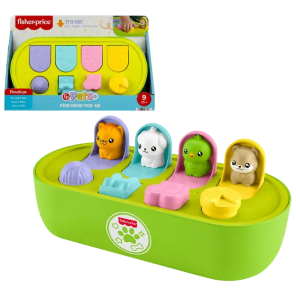 Развивающий набор Fisher Price Hide and seek with animals JDL66  1+ / Зеленый photo 3