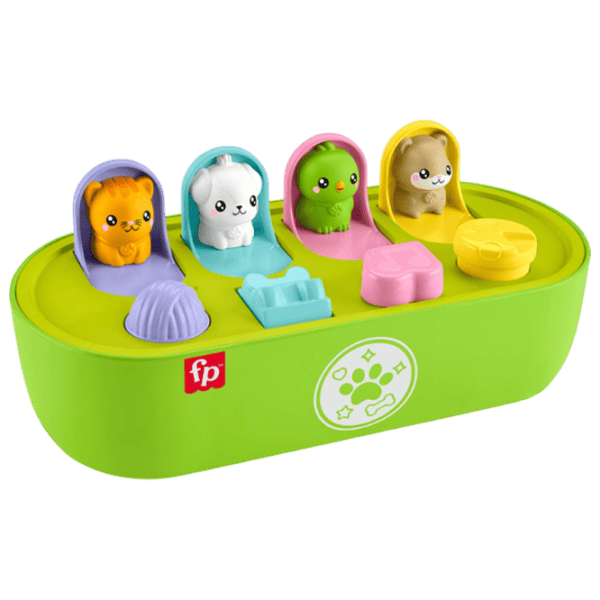 Развивающий набор Fisher Price Hide and seek with animals JDL66  1+ / Зеленый photo 4