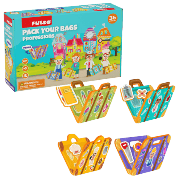 Развивающий набор Puedo Pack your bags: Professions 3+/ Развитие photo 1
