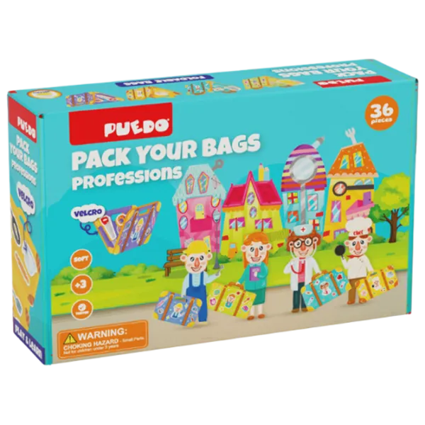 Развивающий набор Puedo Pack your bags: Professions 3+/ Развитие photo 3