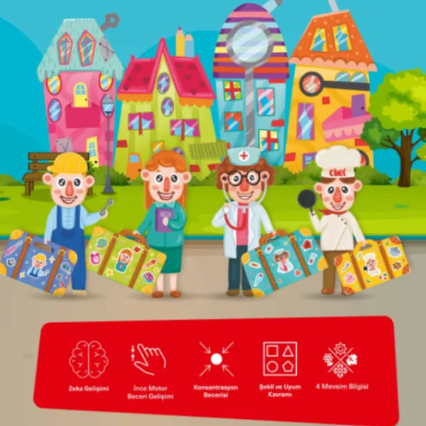 Развивающий набор Puedo Pack your bags: Professions 3+/ Развитие photo 4