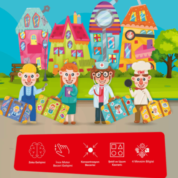 Развивающий набор Puedo Pack your bags: Professions 3+/ Развитие photo 4