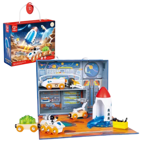 Набор фигурок Hape Space adventures 3+ / Белый photo 1