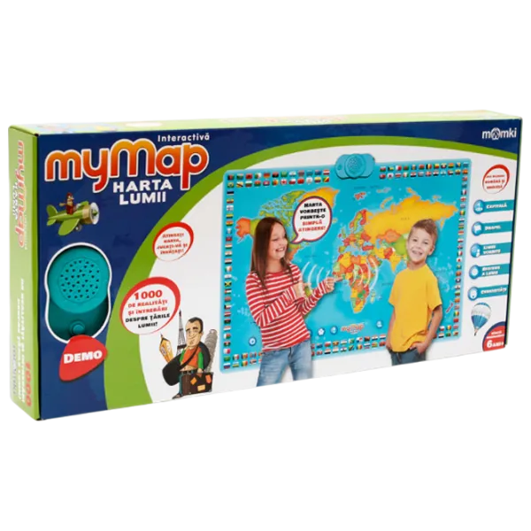 Joc educativ Momki World Map 1+/ Dezvoltare photo 1