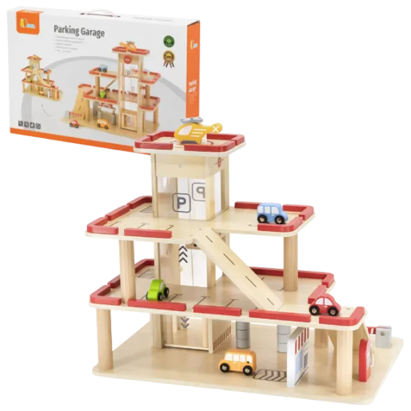 Интерактивная игрушка PolarB Parking Garage 44763 1+ / Wood photo 1