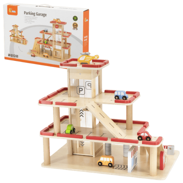 Интерактивная игрушка PolarB Parking Garage 44763 1+ / Wood photo 1