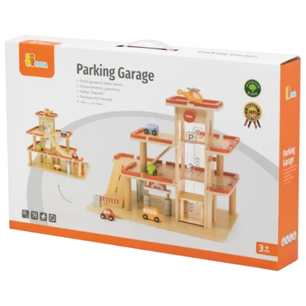 Интерактивная игрушка PolarB Parking Garage 44763 1+ / Wood photo 3