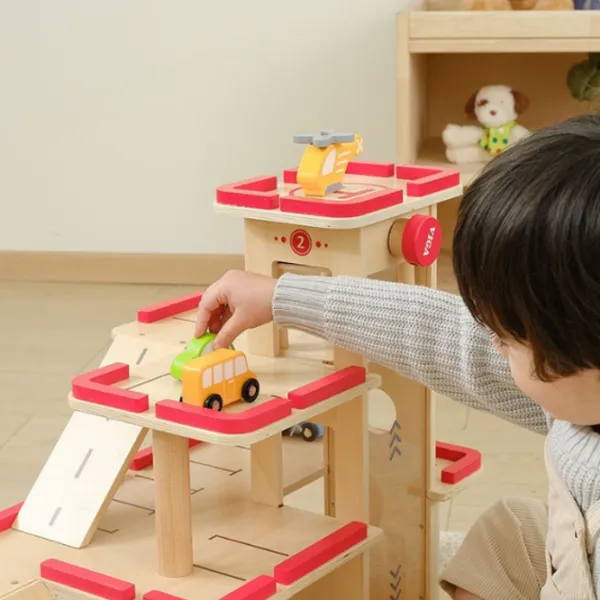 Интерактивная игрушка PolarB Parking Garage 44763 1+ / Wood photo 4
