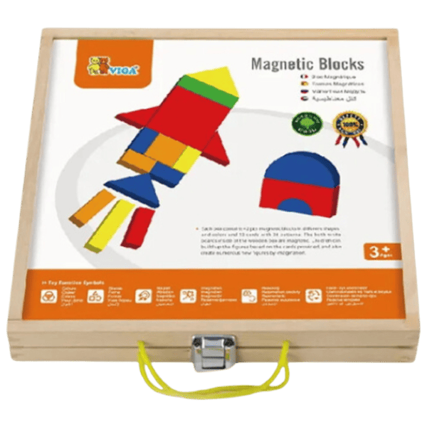 Joc educativ VIGA Shapes and Colors 3+/ Magnetic  photo 1