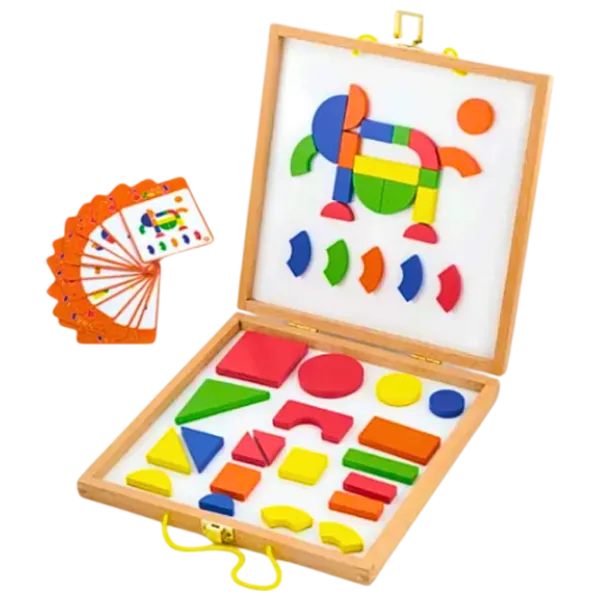 Joc educativ VIGA Shapes and Colors 3+/ Magnetic  photo 2