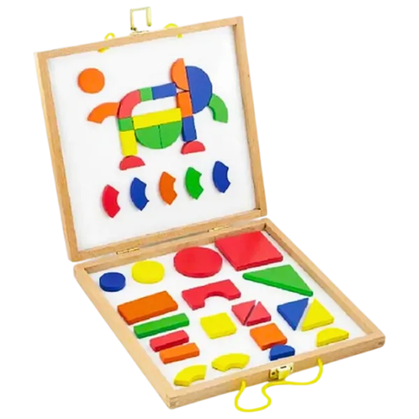 Joc educativ VIGA Shapes and Colors 3+/ Magnetic  photo 3