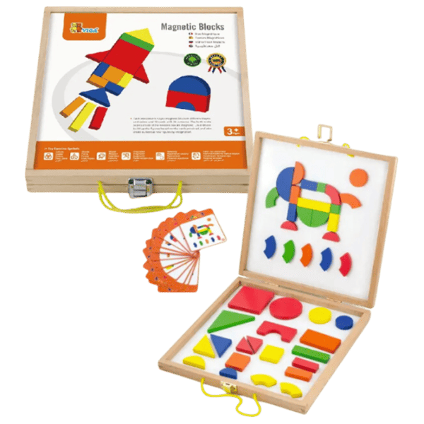 Joc educativ VIGA Shapes and Colors 3+/ Magnetic  photo 4