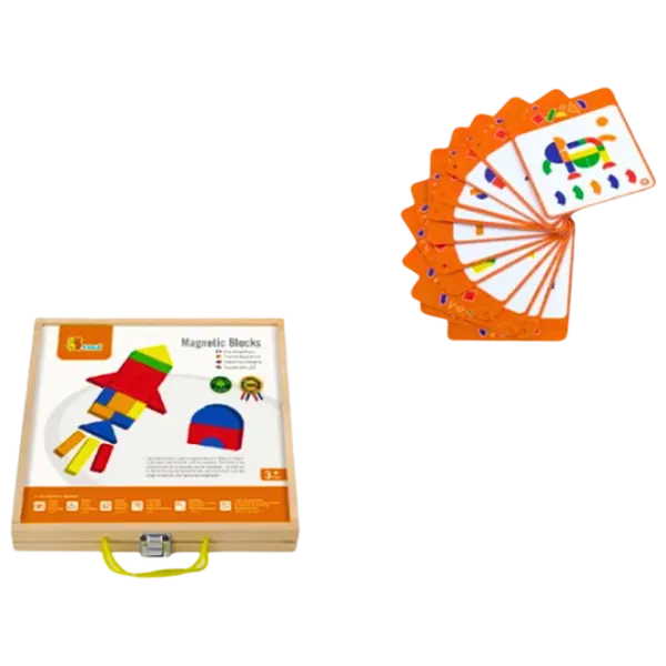 Joc educativ VIGA Shapes and Colors 3+/ Magnetic  photo 5