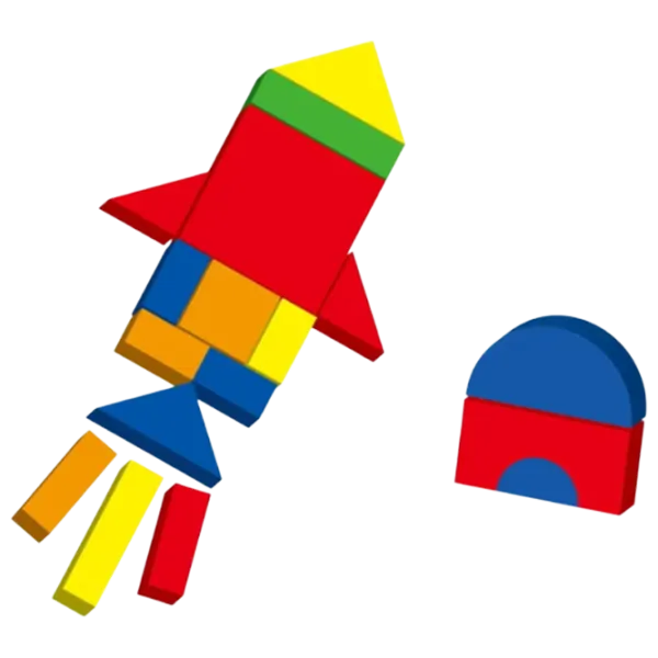 Joc educativ VIGA Shapes and Colors 3+/ Magnetic  photo 7