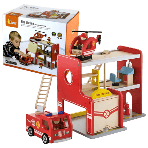 Joc educativ VIGA Fire Station 50828  1+ / Red photo 1