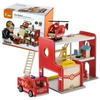 Развивающий набор VIGA Fire Station 50828  1+ / Красный