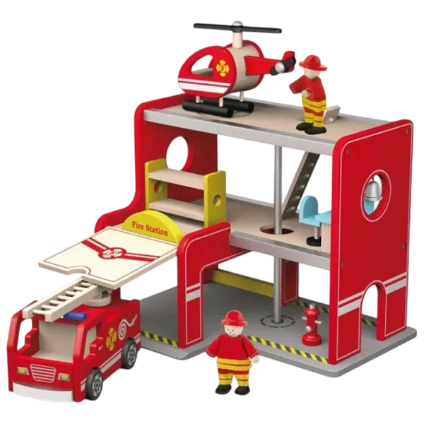 Joc educativ VIGA Fire Station 50828  1+ / Red photo 4