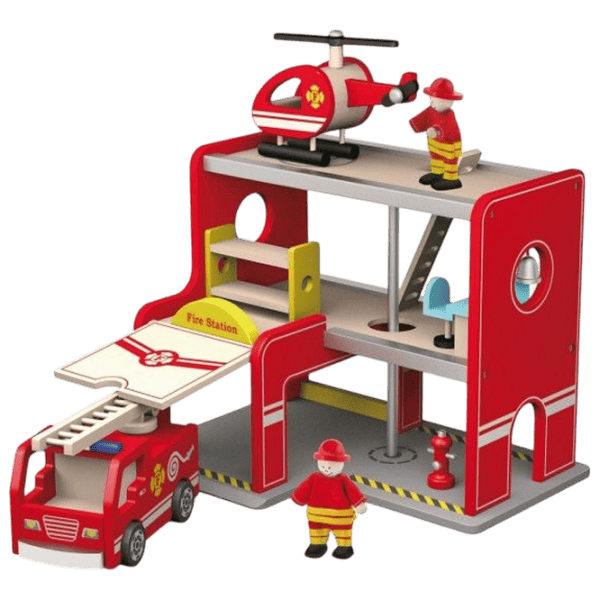 Joc educativ VIGA Fire Station 50828  1+ / Red photo 4