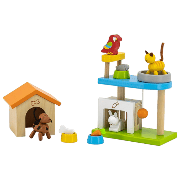 Игровой набор VIGA Wooden houses for animals 44568  1+ / Разноцветный photo 2
