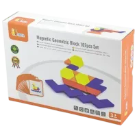 Развивающий набор VIGA Magnetic Geometric Block 1+/ Магнитный