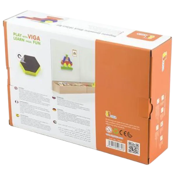 Развивающий набор VIGA Magnetic Geometric Block 1+/ Магнитный photo 4