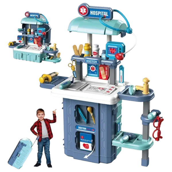 Joc de rol Essa Toys Mobile Hospital 3+ / Set de doctor photo 4