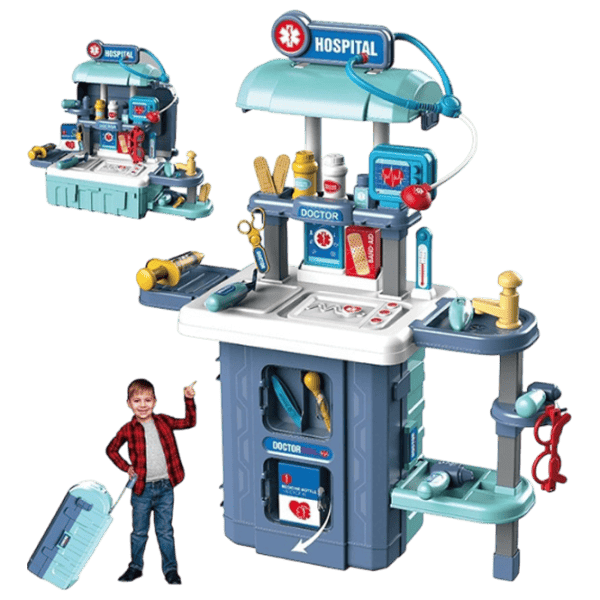 Joc de rol Essa Toys Mobile Hospital 3+ / Set de doctor photo 4