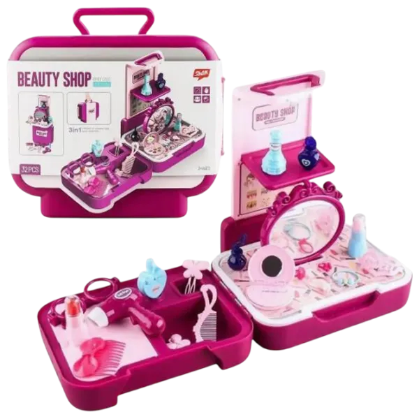 Joc de rol Essa Toys 3-in-1 suitcase stylist 3+ / set de frumusete  photo 1