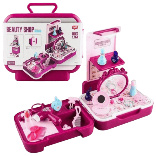 Joc de rol Essa Toys 3-in-1 suitcase stylist 3+ / set de frumusete  photo 1