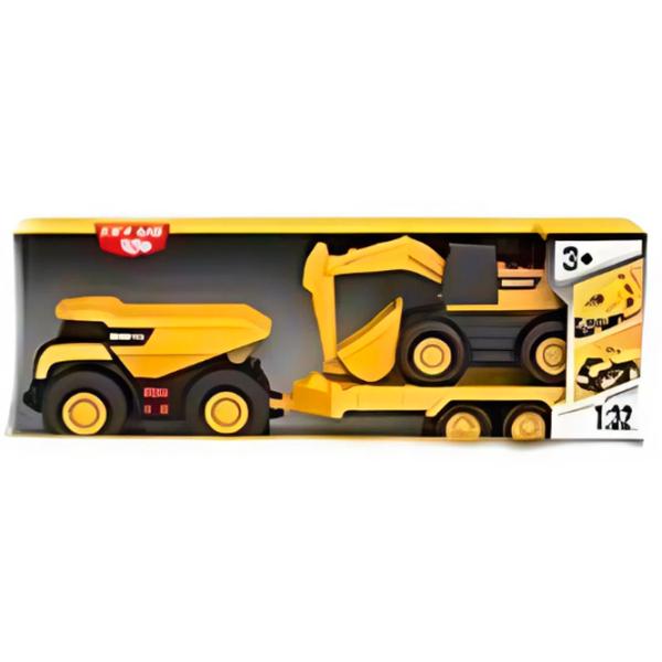 Set de mașini Wenyi Basculantă WY1106A-3  / / Black Yellow photo 3