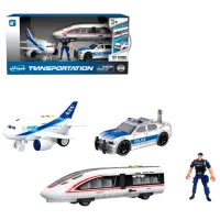 Set de mașini Wenyi Vehicule de poliție WY500-3  / / Red White