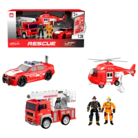 Set de mașini Wenyi Mașini de pompieri WY550-3  / / White Red