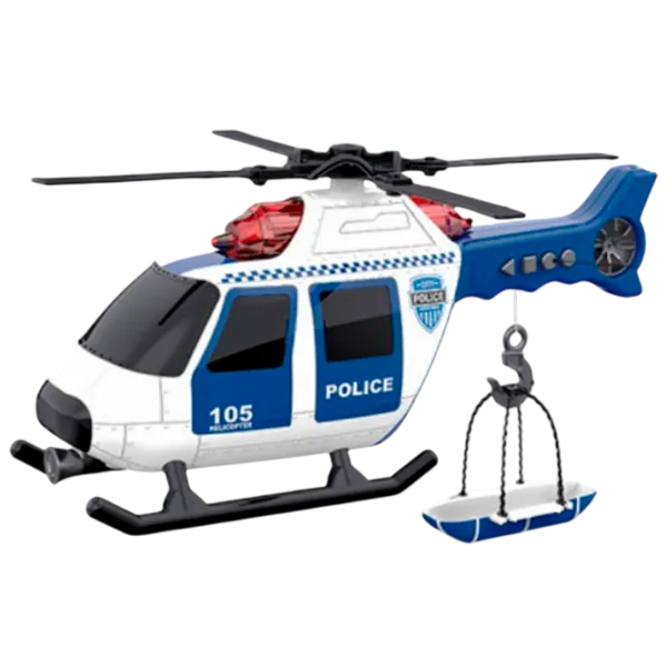 Elicopter Wenyi Poliția WY105A  / / Black White photo 2