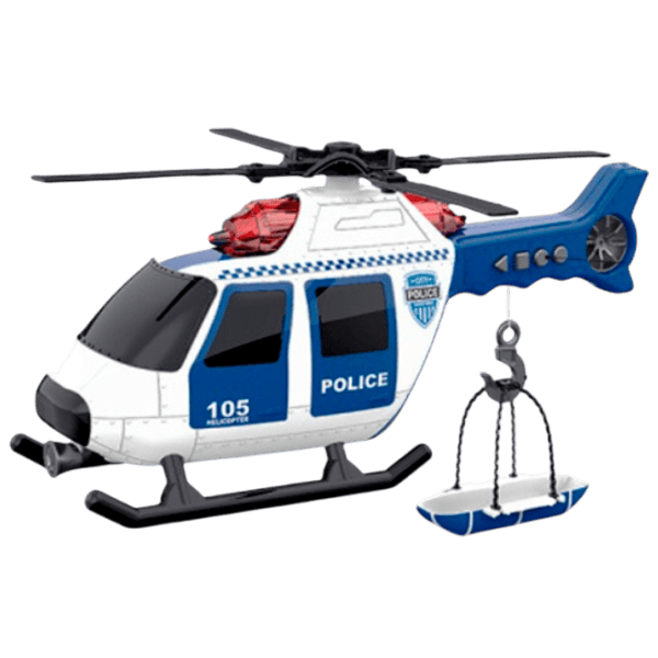 Elicopter Wenyi Poliția WY105A  / / Black White photo 2