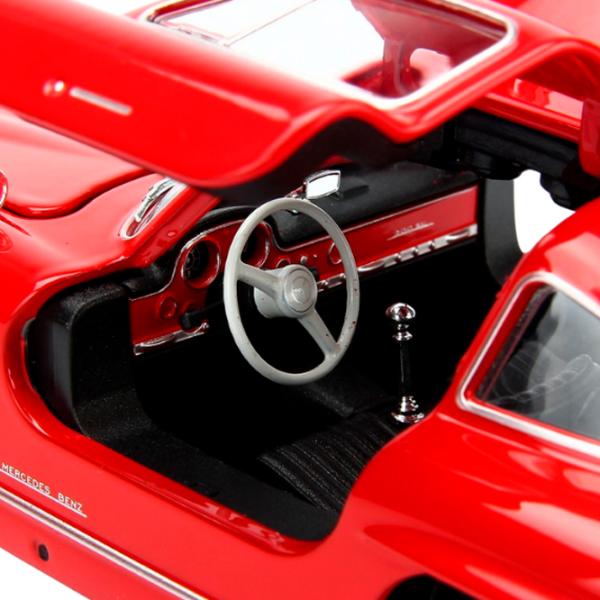 Mașină Welly Mercedes-Benz 300 SL 24064W  / / Black Red photo 7