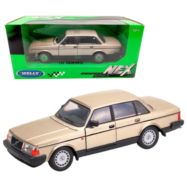 Mașină Welly Volvo 240 GL 24102W  / / Black Gray photo 1