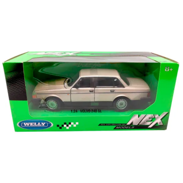 Mașină Welly Volvo 240 GL 24102W  / / Black Gray photo 3