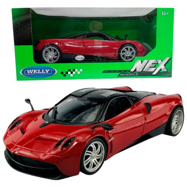 Mașină Welly PAGANI HUAYRA 24088  / / Black Red photo 1