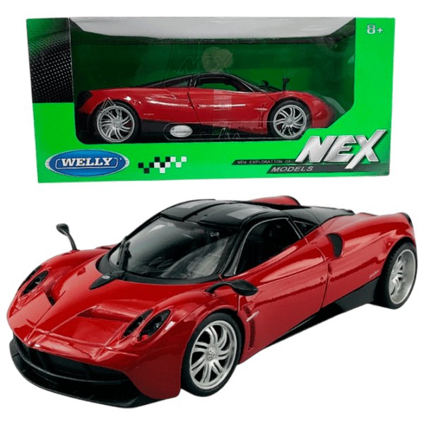 Mașină Welly PAGANI HUAYRA 24088  / / Black Red photo 1