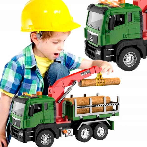 Camion Wenyi Camion cu lemne WY1122A  / / Multicolor Green photo 5