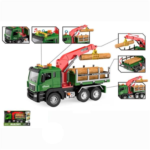 Camion Wenyi Camion cu lemne WY1122A  / / Multicolor Green photo 6